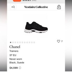 Chanel sneakers size 10./40.5